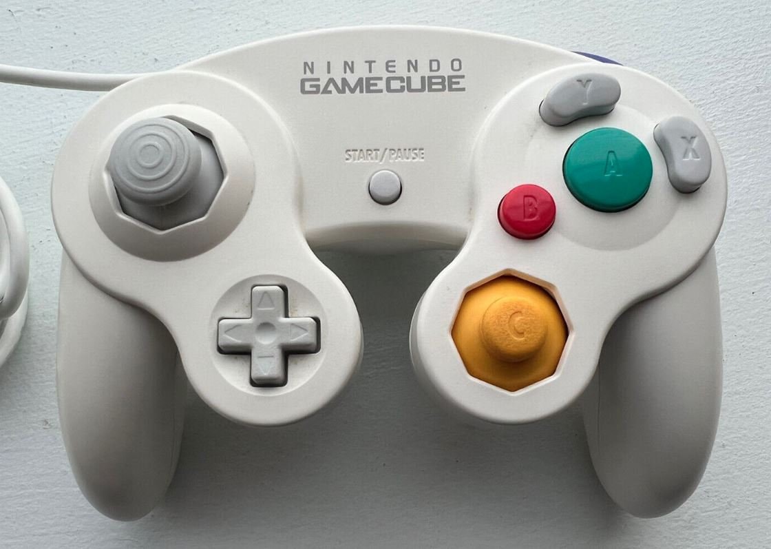 CONTROL MANDO JOYSTICK NINTENDO GAME CUBE Y WII BLANCO