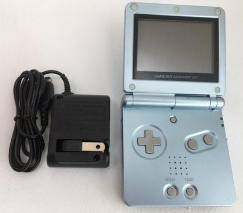 Game Boy Advance SP System Silver with Charger For Sale Nintendo