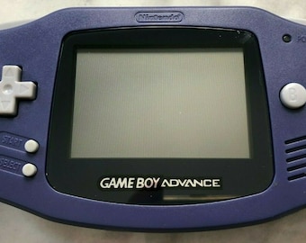Nintendo Game Boy Advance AGB-001 - Indigo Purple - Custom Seller