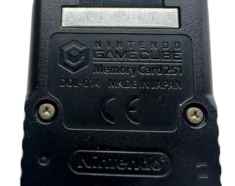 Nintendo gamecube 2024 memory card 251