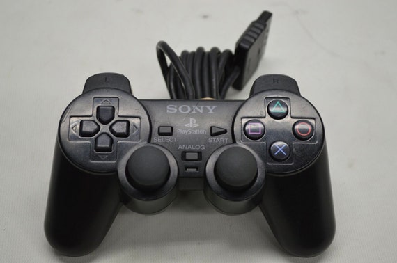 Authentic Sony PlayStation 2 PS2 DualShock 2 Controller Black Genuine  Original