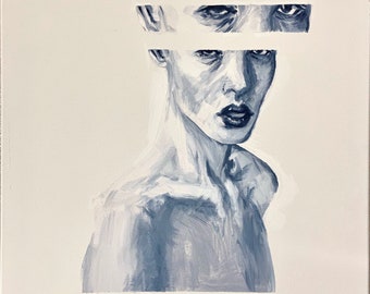 Split Acrylic Painting