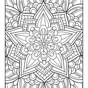 60 PAGES Adult Coloring Pages