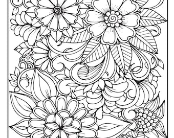 100 PAGES Adult Coloring Pages