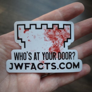 JWfacts Website Sticker / Printed Vinyl Decal / Laptop // Ex Jehovah's Witness / Apostate //