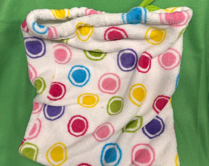 Patterned Fleece gift wrap bags