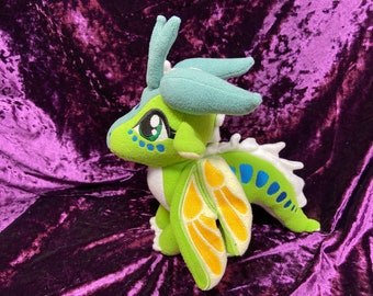 Luna Silkwing: Wings of Fire handmade 11” plush Dragon