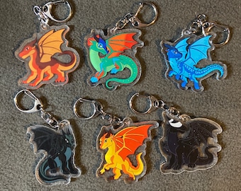 Wings of Fire Keychains