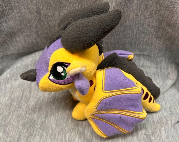 Kinkajou Rainwing Plush: Wings of Fire Handmade 8” Dragon