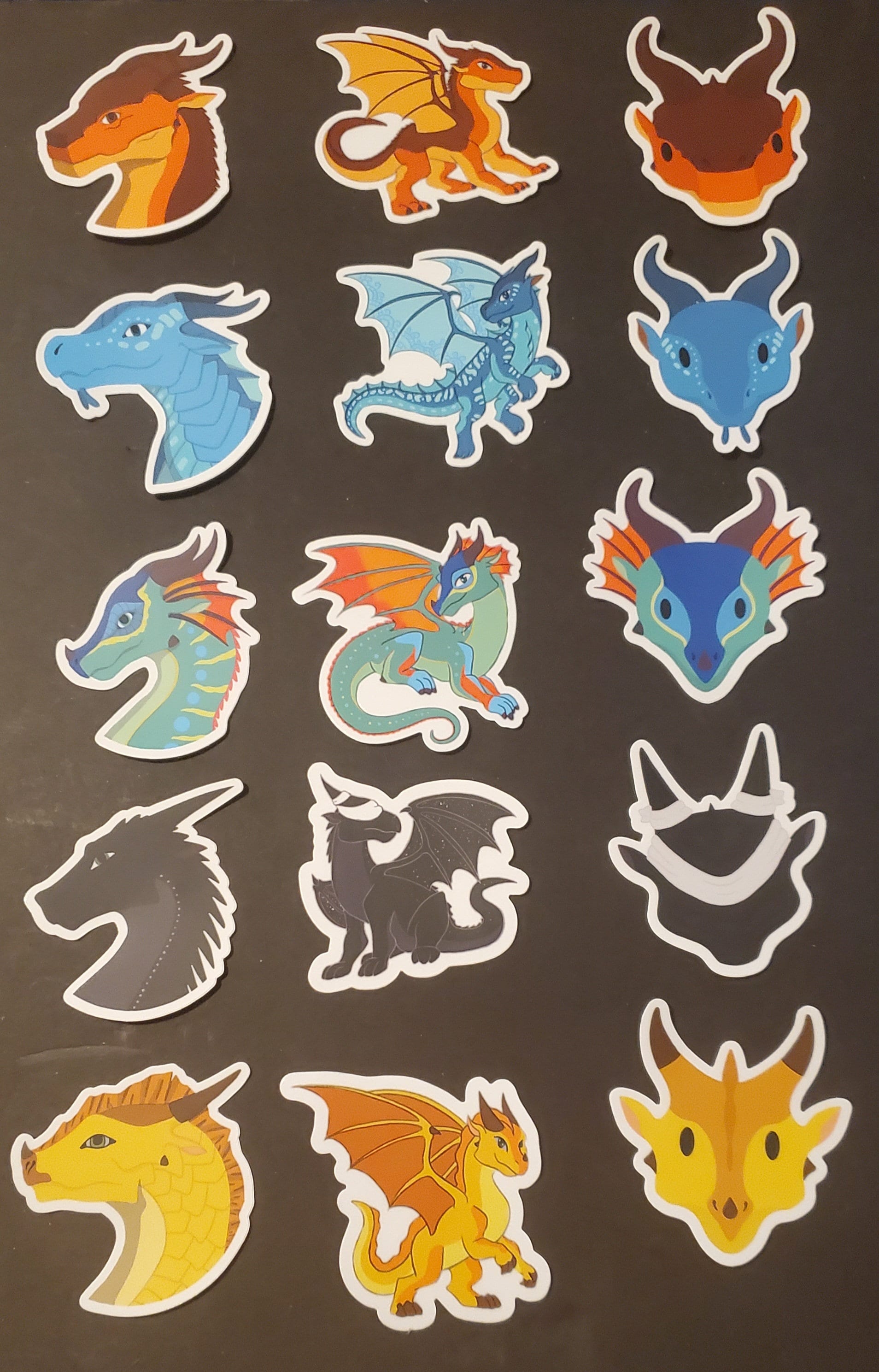 Wings of Fire Vinyl Stickers - Etsy