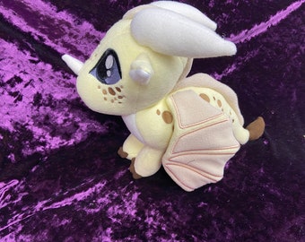 Qibli Sandwing Plush: Wings of Fire Handmade 11”  Dragon