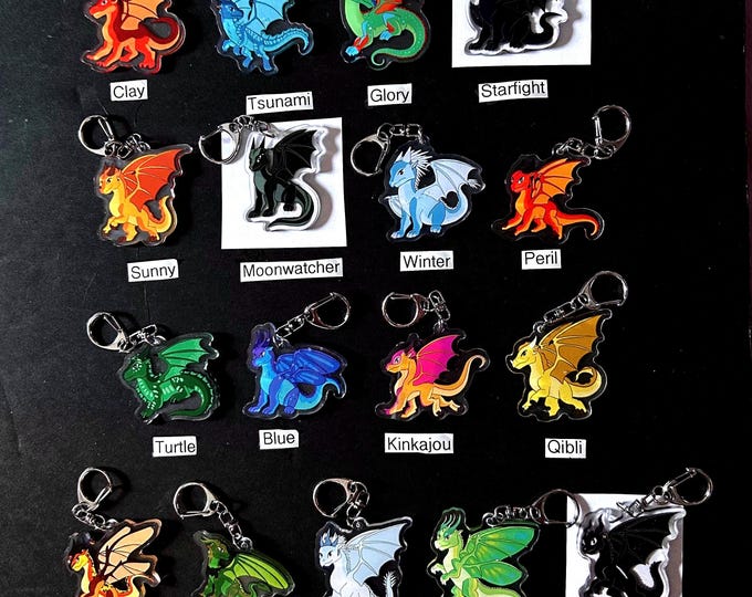 Wings of Fire Keychains