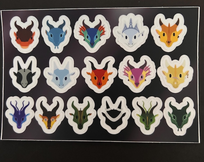 Wings of Fire Sticker Sheets