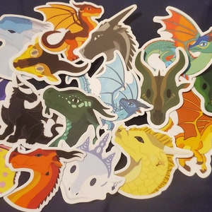 Wings of Fire Vinyl Stickers