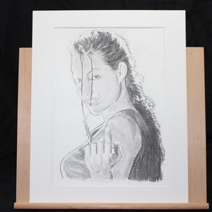 Angelina Jolie as Lara Croft in tomb raider.
