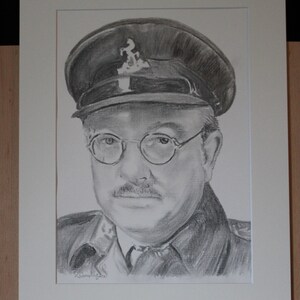 Arthur Lowe as captain Mainwaring from Dads Army