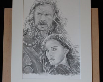 Chris Hemsworth and Natalie Portman From the Film Thor