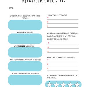 Dagelijkse geestelijke gezondheidscontrole: wekelijks/midweek | Volwassenen, kinderen, tieners