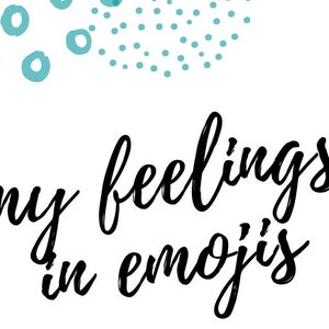 My Feelings in Emojis for Kids | Feeling Identification Digital Download