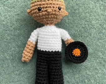 Handmade Frank Ocean Crochet Doll Blonde Blond Channel Orange 2016 Nostalgia Ultra Outfit Figure Toy Gift Plush Custom Celebrity Indie F1