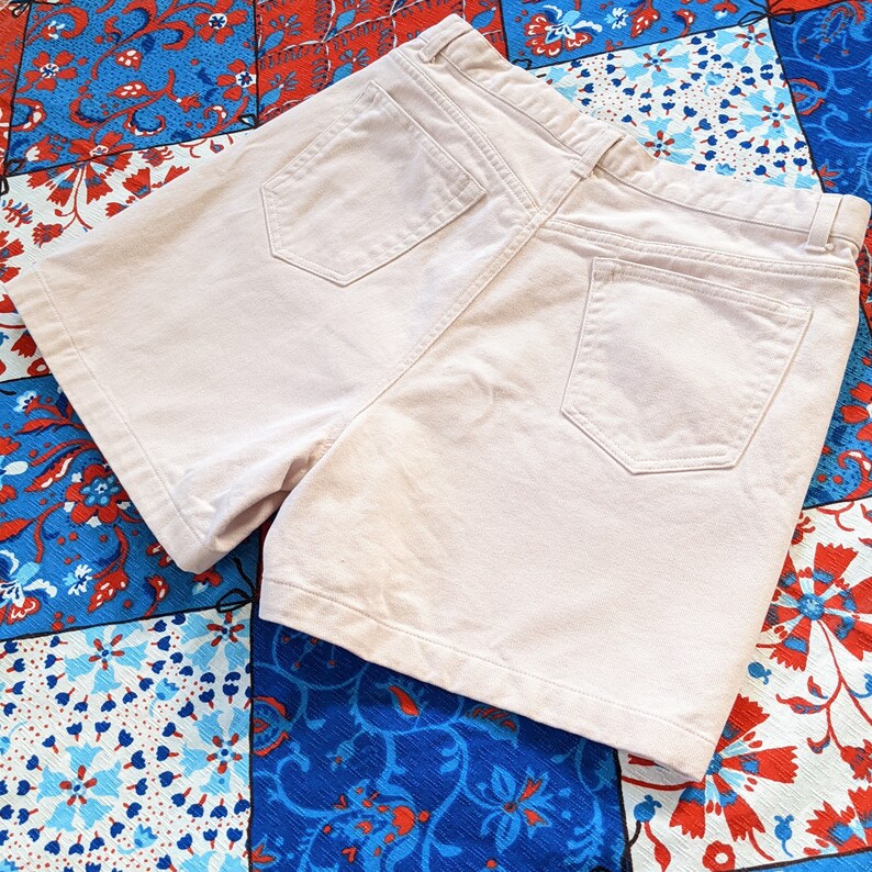 Vintage 90s Pale Pink Liz Claiborne Mid Rise Denim Shorts 画像 4