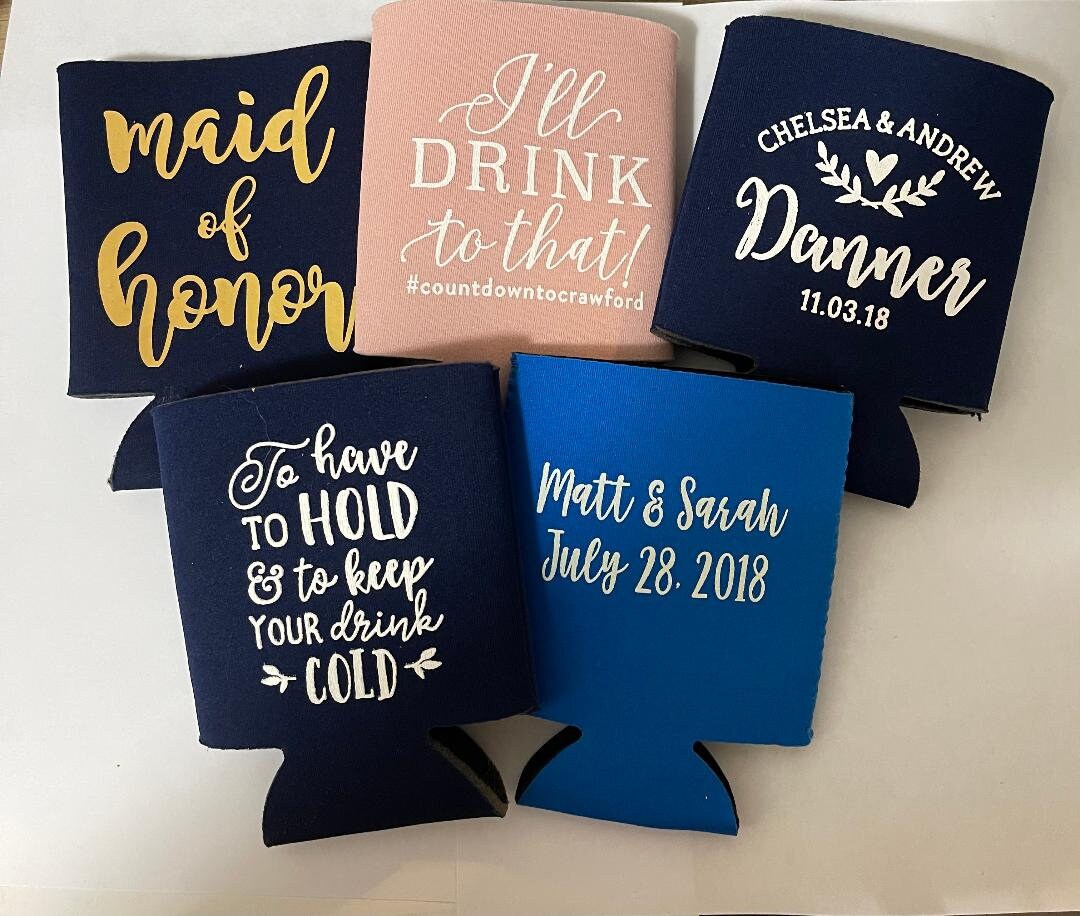 Custom Made Koozies for Any Occasion Etsy