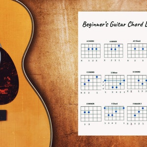Gitarren-Akkord-Mappe für Anfänger