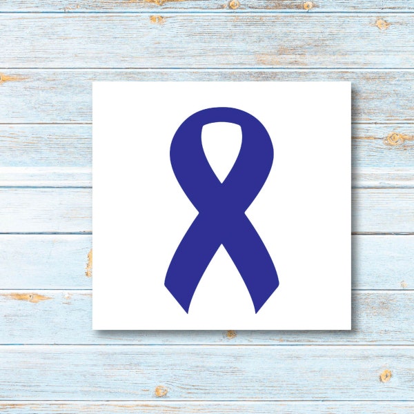 Awareness Ribbon Decal | Cancer Ribbon Sticker | Vinyl Decal