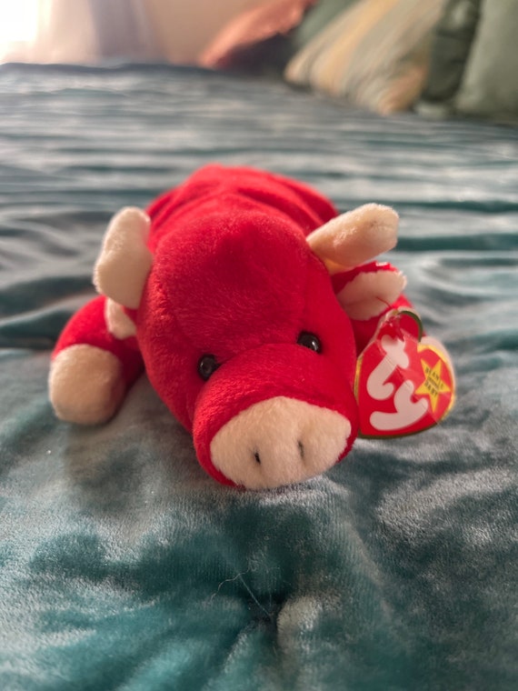 Snort Red Bull Beanie Baby - Etsy Australia