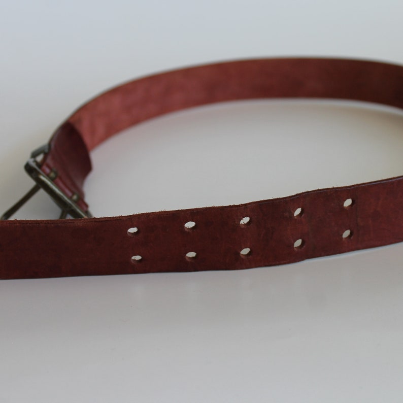 80s Vintage ESPRIT Leather Belt Made in Holland L 36 image 7