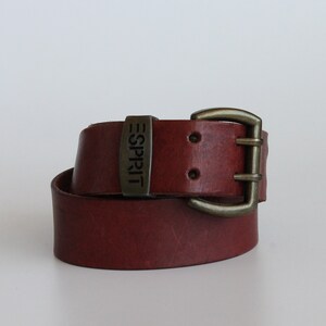 80s Vintage ESPRIT Leather Belt Made in Holland L 36 image 3