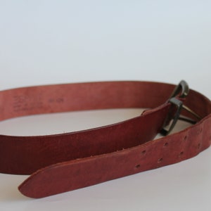 80s Vintage ESPRIT Leather Belt Made in Holland L 36 image 6