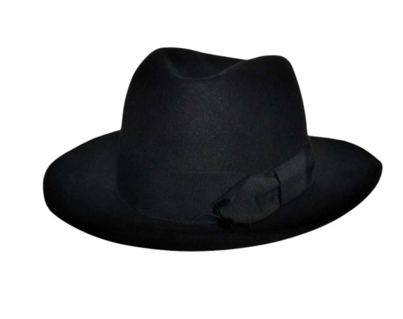 Free Ship BORSALINO Vintage Hat Trilby 