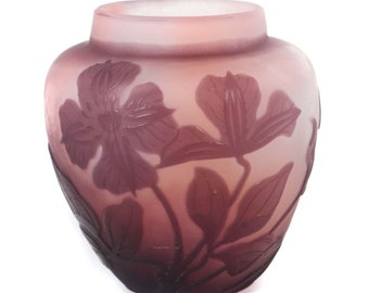 Vase camée ÉMILE Galle (vers 1900)