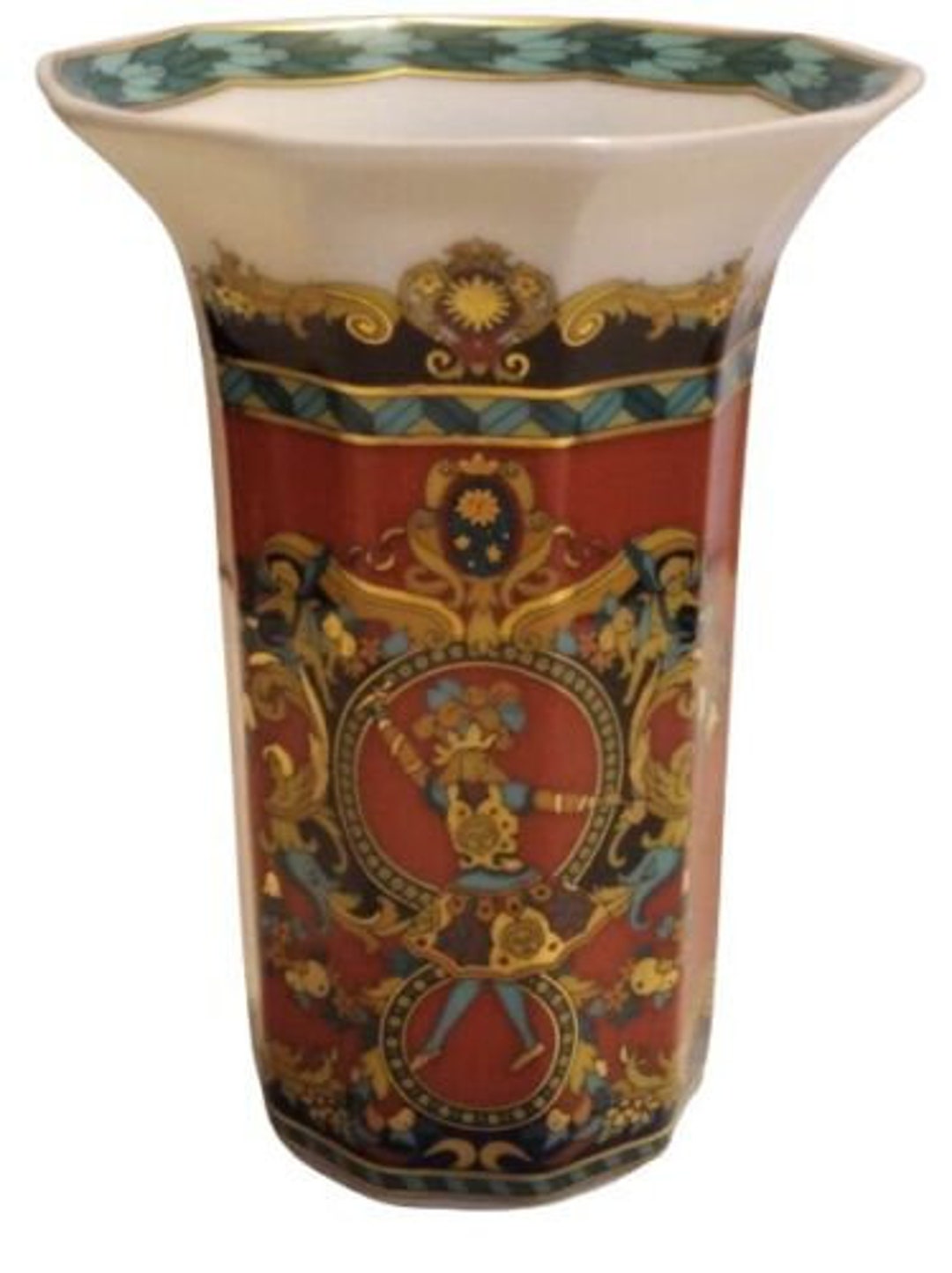 Rosenthal Versace Vase Le Roi Soleil Vase 10.5 Cm Etsy