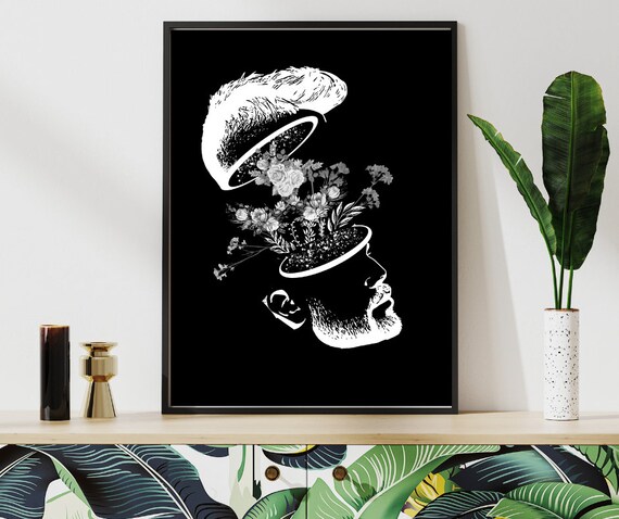 Black and White Wall Art Printable Art Digital Prints. | Etsy