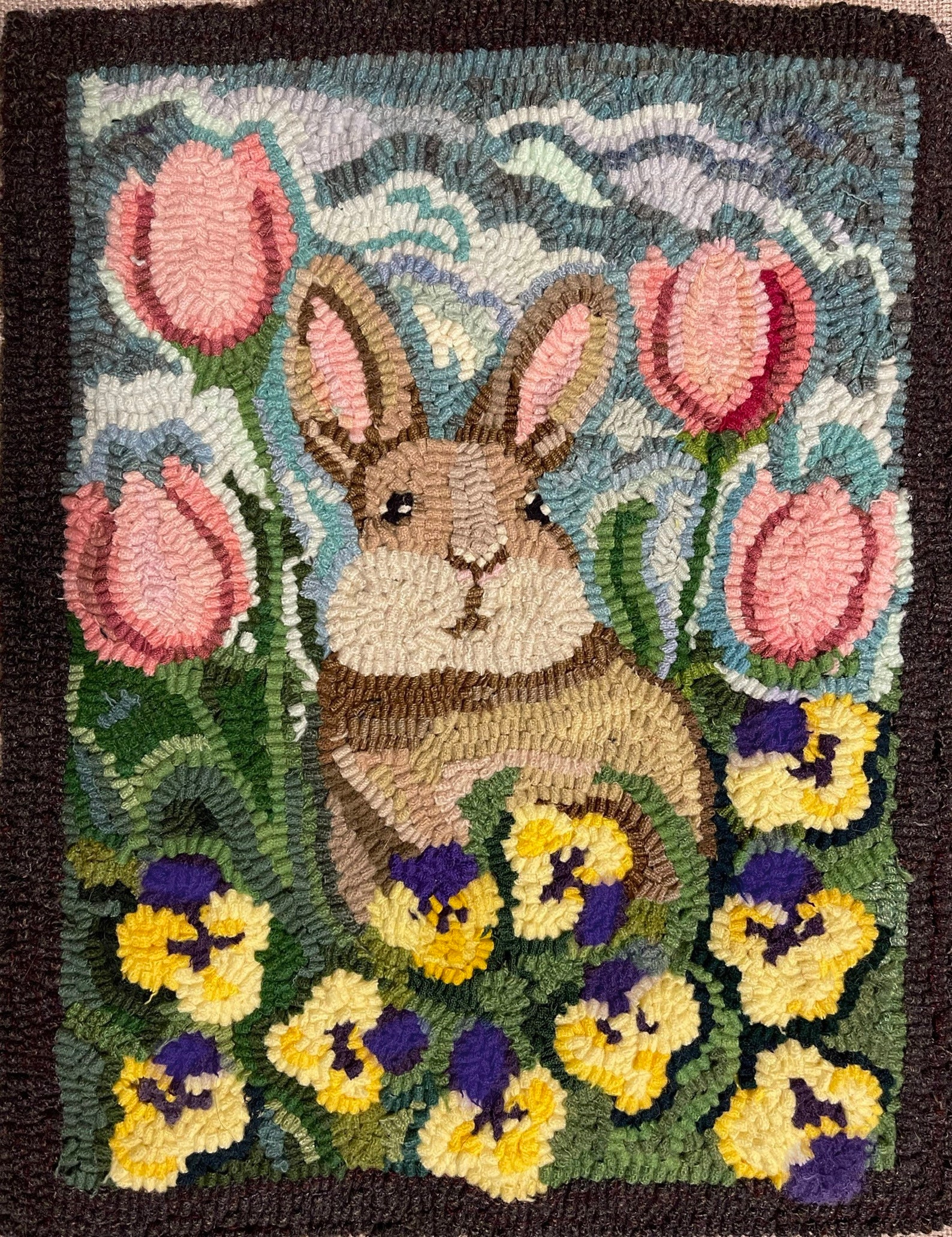 Rug Hooking Pattern Easter Rug Pattern Etsy