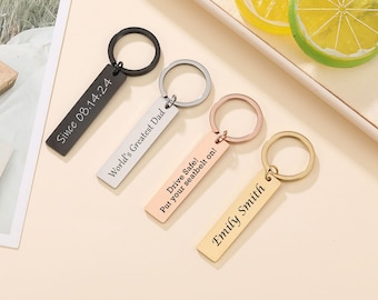 Customized Keychain Vacation Trip Employee Appreciation Gift Idea Church Event Wholesale Bulk Business Key Chain Personalized Roommate