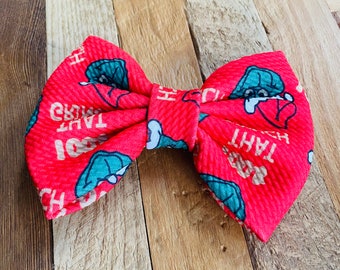 Christmas Grinch Hair Bow Kids Christmas Party Bow Christmas Hair Accessories