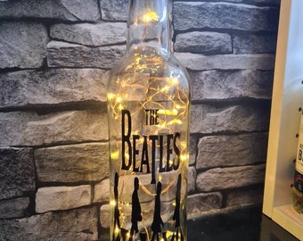 The Beatles Abbey Road decorative LED light up bottle