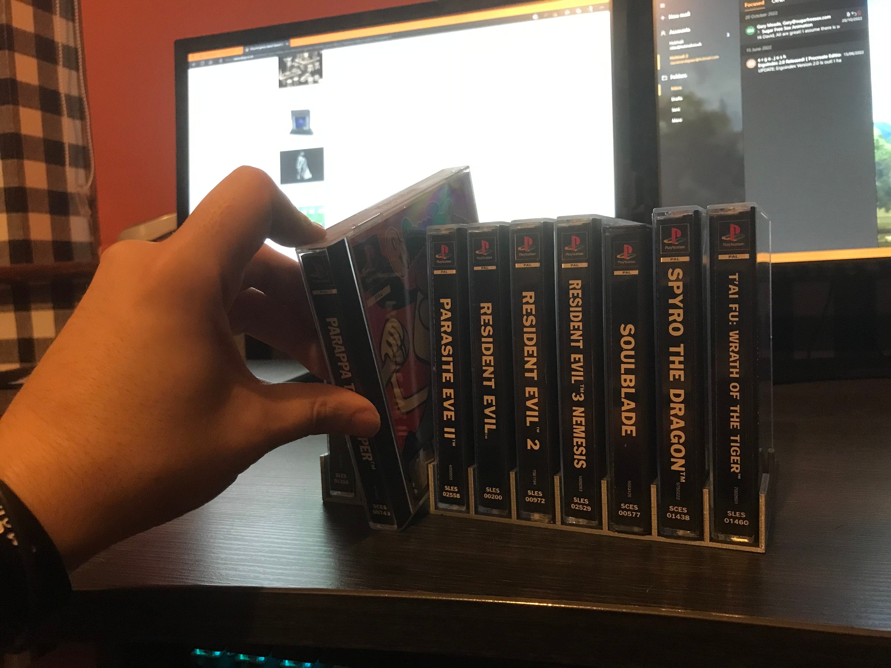 Sony PS1 PAL Game Storage Stand, Single Disc Holder (3D Printed) - Etsy