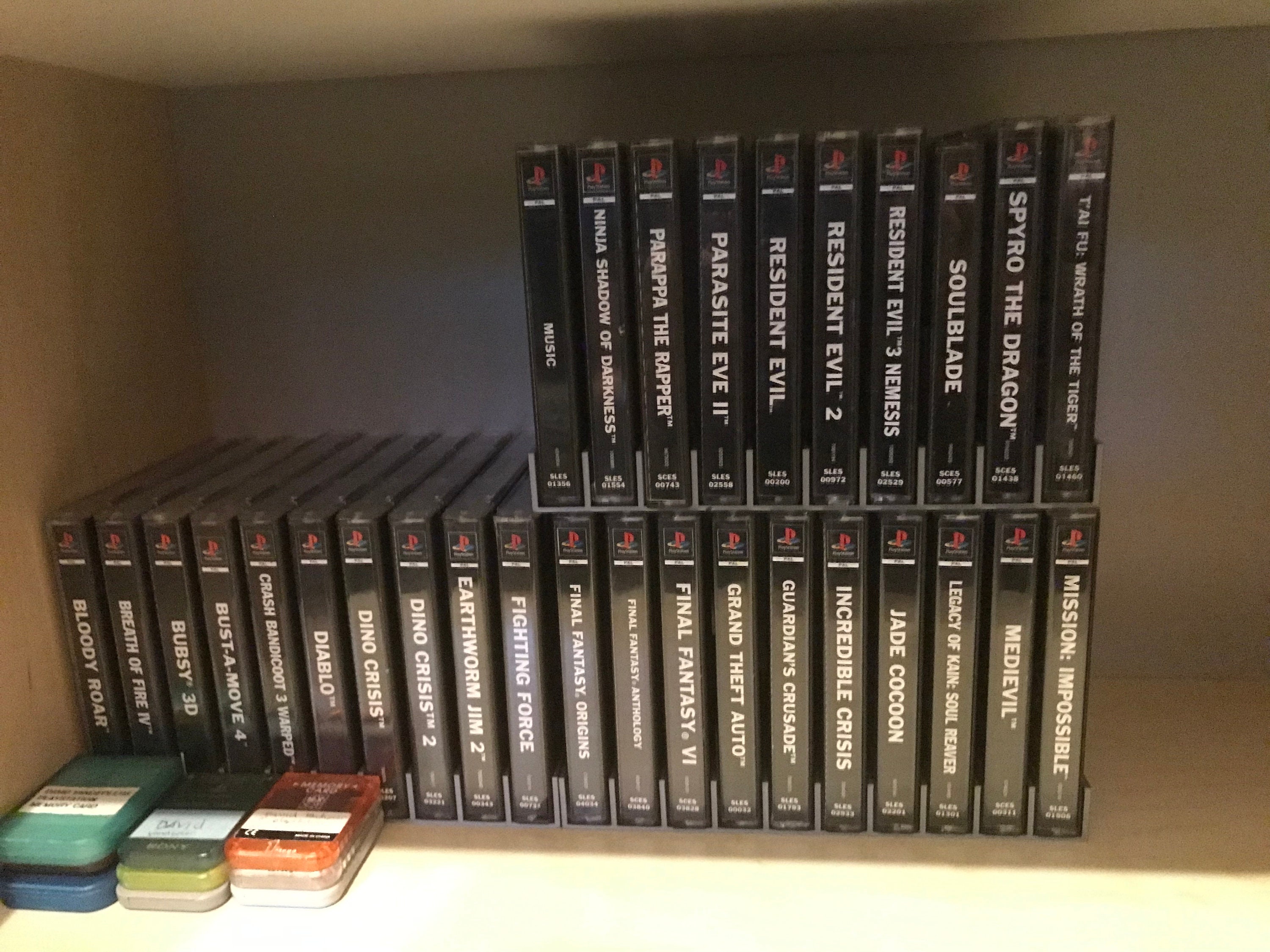 Sony PS1 PAL Game Storage Stand, Single Disc Holder (3D Printed) - Etsy
