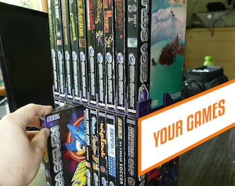 Sega Saturn PAL Storage Stand, Single Disc Holder (3D Printed)