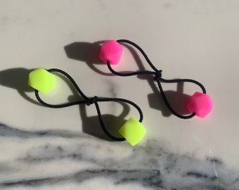 Glow in the Dark Hair Bobbles (Set of 2 same color)