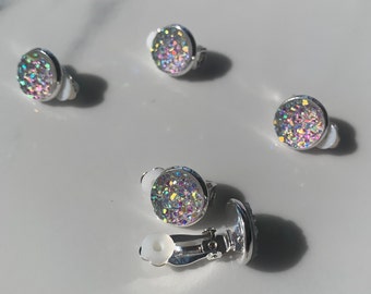 Sparkle Clip on Earrings