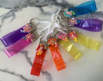 Jelly Backpack Fobs/Mermaid