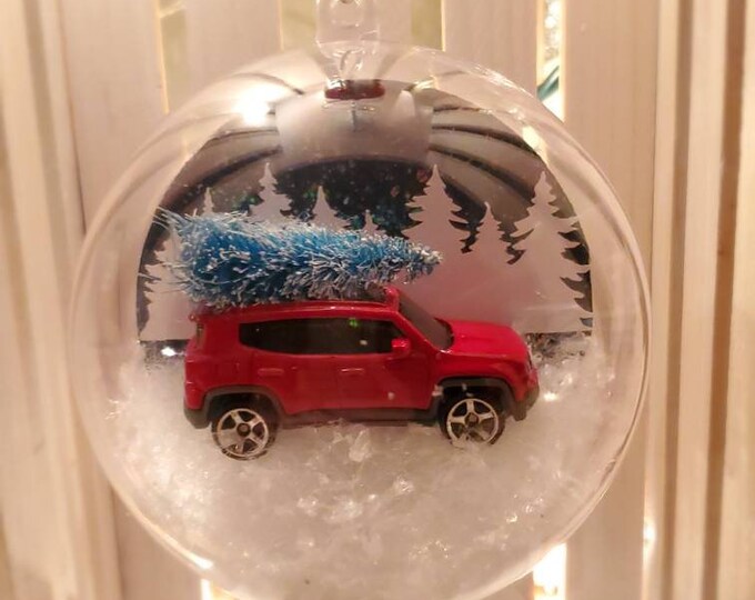 Hotwheels Jeep Renegade Christmas Ornament Etsy
