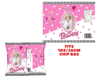 photo doll Party chip bag