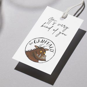 Etichette di ringraziamento per compleanno a tema Gruffalo / Etichette per sacchetti regalo / Set di 10 stampabili