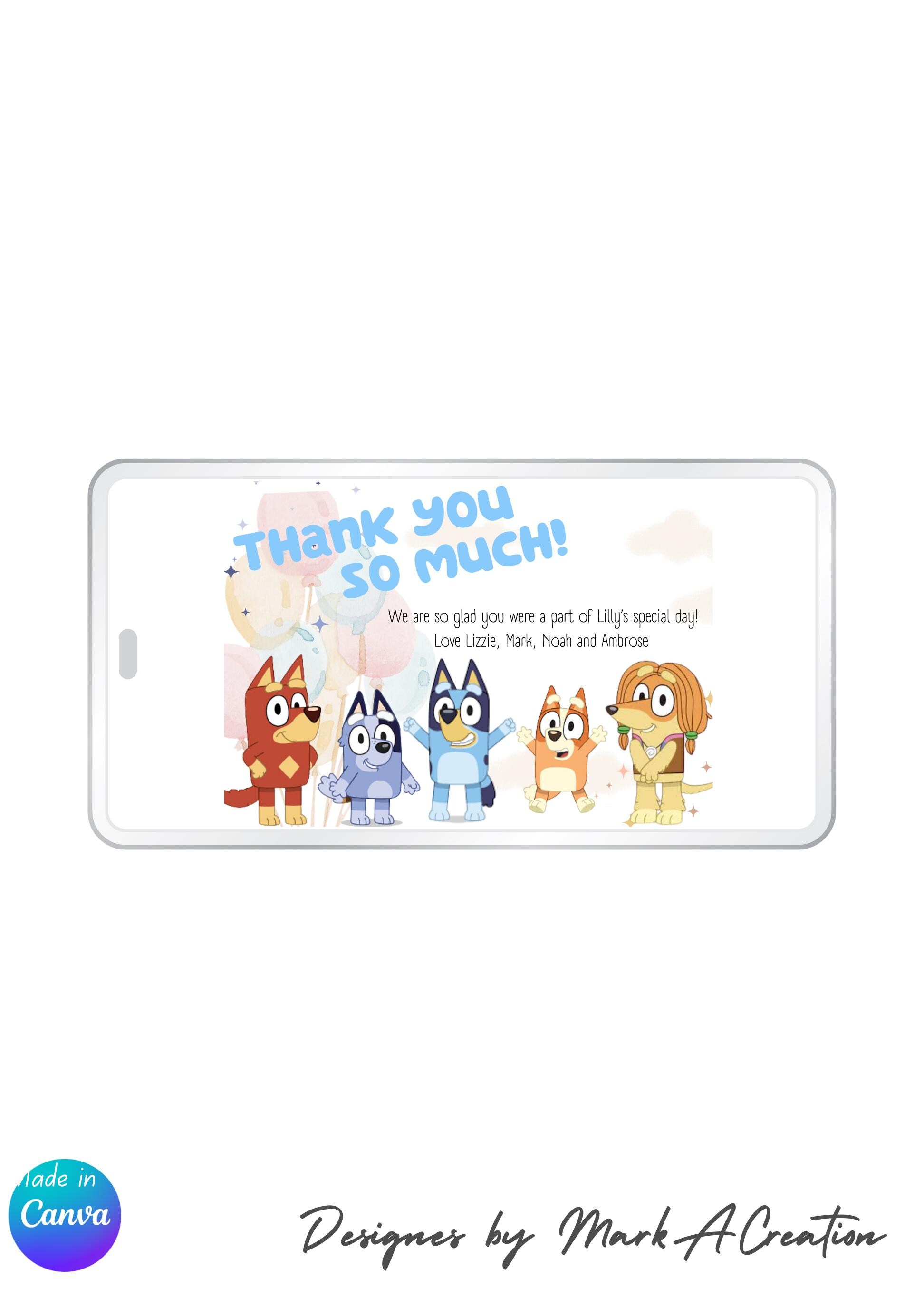 Bluey + Thank You Card Bundle